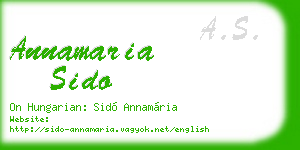 annamaria sido business card